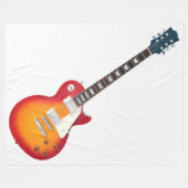 ICONISCHE SUNBURST ELEKTRISCHE GITAREN FLEECE DEKEN (Voorkant (Horizontaal))