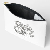 Iconische symbolen van vrede en eenheid etui (Open)