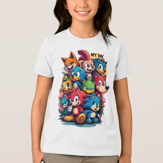 Iconische tekens Tri-Blend shirt (Voorkant)