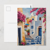 Iconische Uitzichten van Oia Briefkaart (Voorkant / Achterkant)