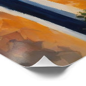 Iconische Uitzichten van Oia Perfect Poster (Hoek)