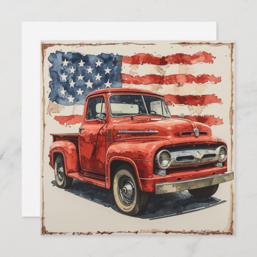 Iconische Vlagkruiser:  Glory Feestdagenkaart (Voorkant / Achterkant)