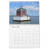 Iconische vuurtorens van de noordoostelijke wandka kalender (Jan 2026)