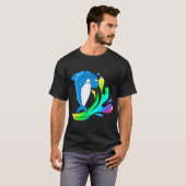 iconische walvissticker t-shirt (Voorkant volledig)
