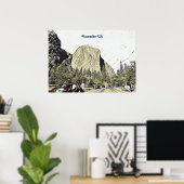 Iconische Yosemite National Park US Rock Mountain Poster (Thuiskantoor)
