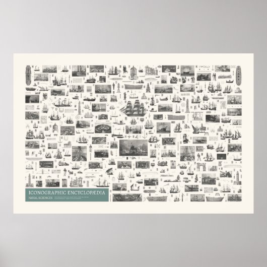 Iconografie - Afbeeldingen van de Naval Sciences Poster (Voorkant)