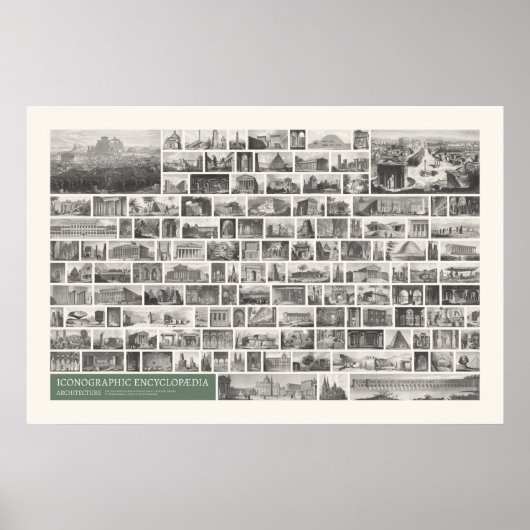 Iconografie - Architectuur Scènes Poster (Voorkant)