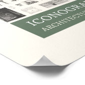 Iconografie - Architectuurfiguren Poster (Hoek)