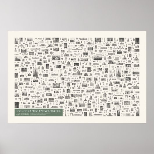 Iconografie - Architectuurfiguren Poster (Voorkant)