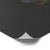 Iconografie Data Kunst - Blokken Poster (Hoek)