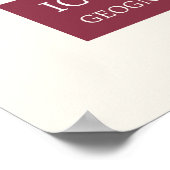 Iconografie - Geognosie en geologie Poster (Hoek)