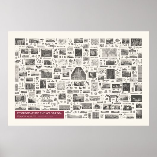 Iconografie - Geognosie en geologie Poster (Voorkant)