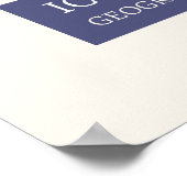 Iconografie - Geografie en vlakografie Poster (Hoek)