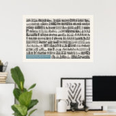 Iconografie - militaire wetenschappen scènes poster (Thuiskantoor)