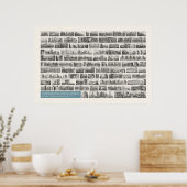 Iconografie - militaire wetenschappen scènes poster (Keuken)