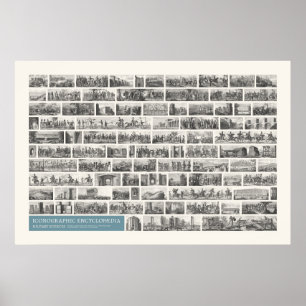 Iconografie - militaire wetenschappen scènes poster