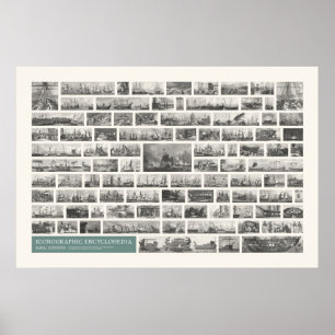 Iconografie - Scènes uit de Mariene Wetenschappen Poster