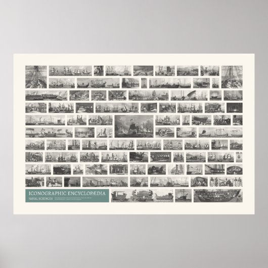 Iconografie - Scènes voor de Naval Poster (Voorkant)