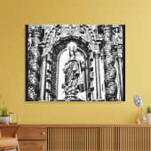 Iconografie Sevilla Black + White Canvas Afdruk (Insitu (Woonkamer))
