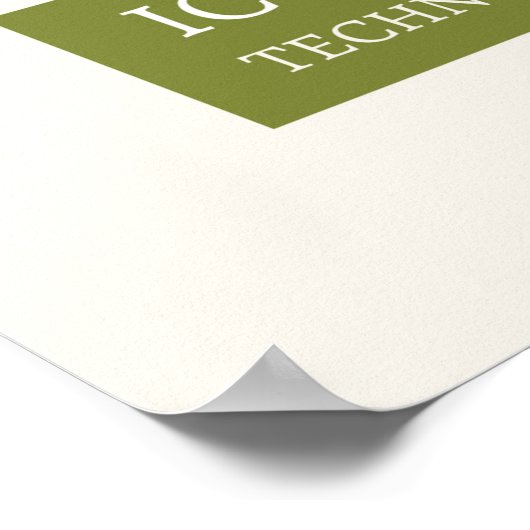 Iconografie - Technologie Poster (Hoek)