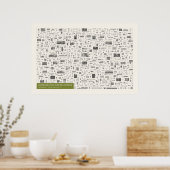 Iconografie - Technologie Poster (Keuken)