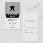 Iconografische tandbenoeming afsprakenkaartje (Voorkant / Achterkant)