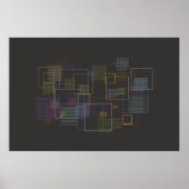 Iconography Data Art - Abstract Poster (Voorkant)
