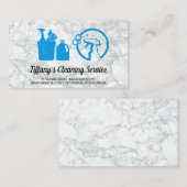 Icons voor reinigingstoevoer visitekaartje (Voorkant / Achterkant)