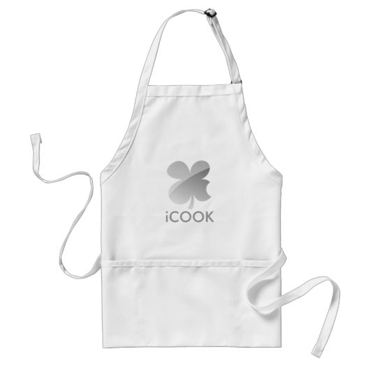 iCook-Schort | Mac logo parody Standaard Schort (Voorkant)