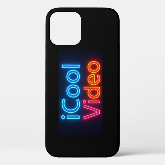icool video iphone 12 cover (Achterkant)