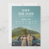 Icoon foto retro bruiloft  save the date (Voorkant)
