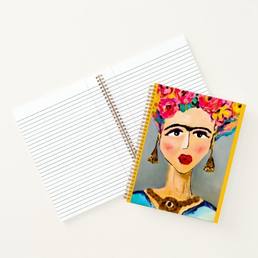 Icoon Frida Kahlo Notitieboek (Binnen)