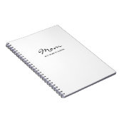 Icoon Fun Grappig Coole Moeder Minimalistisch Noti Notitieboek (Rechterzijde)
