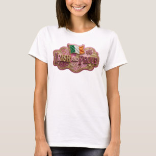 Icoon Goud IERS EN TROTS Print T-shirt