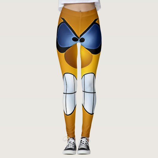icoon - ik ben erg kwaad - leggings (Voorkant)