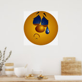 icoon - ik huil - poster (Keuken)