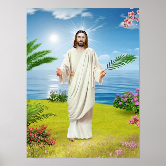 Icoon Jezus van Christus Poster (Voorkant)