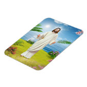 icoon met het afbeelding van Jezus Christus Magneet (Linkerzijde)