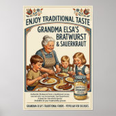 Icoon van 1960s-reclame poster (Voorkant)