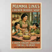 Icoon van 1960s-reclame poster (Voorkant)