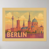 Icoon van Berlijn Duitsland Poster (Voorkant)