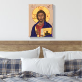 Icoon van Christus Canvas Afdruk (Insitu (Slaapkamer))