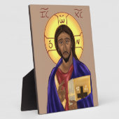 Icoon van Christus Fotoplaat (Zijkant)