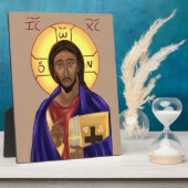 Icoon van Christus Fotoplaat (Zijkant)