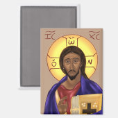 Icoon van Christus Magneet (Voorkant / Achterkant)