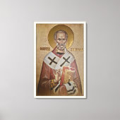 Icoon van de Heilige Nicolaas Canvas Afdruk (Voorkant)