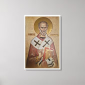 Icoon van de Heilige Nicolaas Canvas Afdruk (Voorkant)