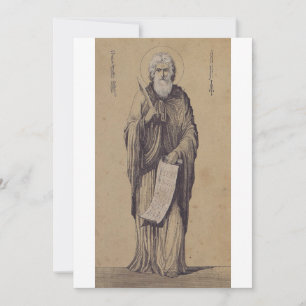 Icoon van de Heilige profeet Elia Heilige Kunst Feestdagenkaart
