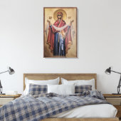 Icoon van de Maagd Maria Canvas Afdruk (Insitu (Slaapkamer))