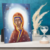 Icoon van de Moeder Gods Fotoplaat (Zijkant)